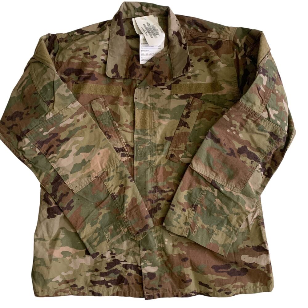 Army Combat Uniform Coat Men's Size M Long Full Zip Blouse Shirt Coat Brand New